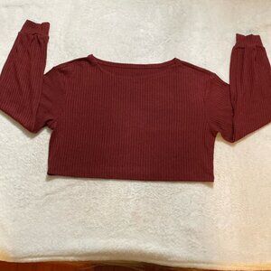 Shein ribbed crop top (L)